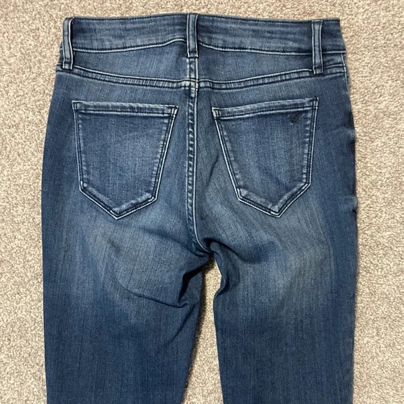NWOT William Rast Raw Hem Ankle Skinny Jeans 25 - Picture 15 of 16